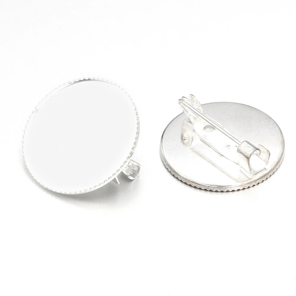 Простые медные посеребренные зажимы-пластины пустая поднос плоская основа для