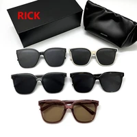 luxury korea gm brand design gentle rick sunglasses men women acetate polarized uv400 sunglasses with original zeiss logo