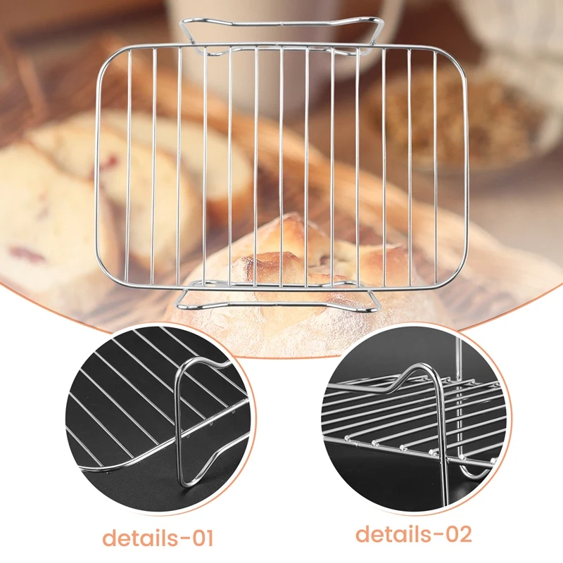 Полка для фритюрницы с двойной корзиной аксессуары Совместимость Ninja Foodi DZ201/401