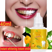 tooth whitening essence removes plaque stains teeth bleaching cleaning serum white teeth oral hygiene instant whitening