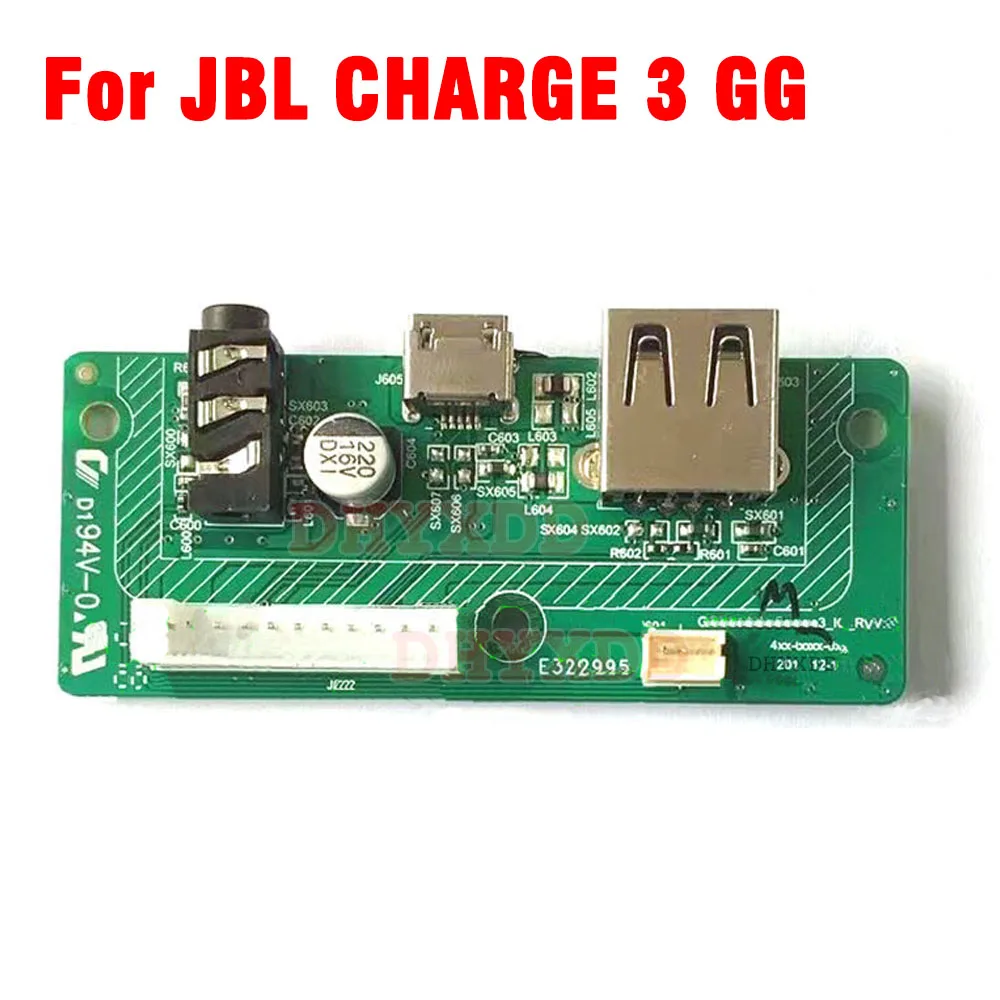 For JBL CHARGE3 USB 2.0 Audio Jack Power Supply Board Connector For JBL Charge 3 GG Bluetooth Speaker Micro USB Charge Port