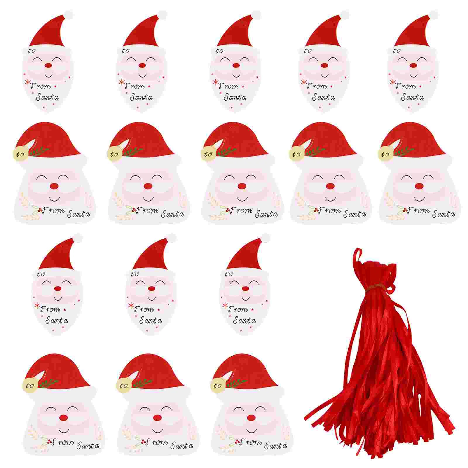

Gift Tags Christmas Tag Hanging Favor Santaxmas Party Kids Claussupplies Wrapping Holiday Label