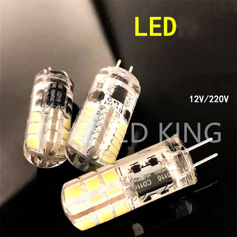 Светодиодсветодиодный лампа G4 SMD2835 для люстры 6x10 светодиодов 220 В