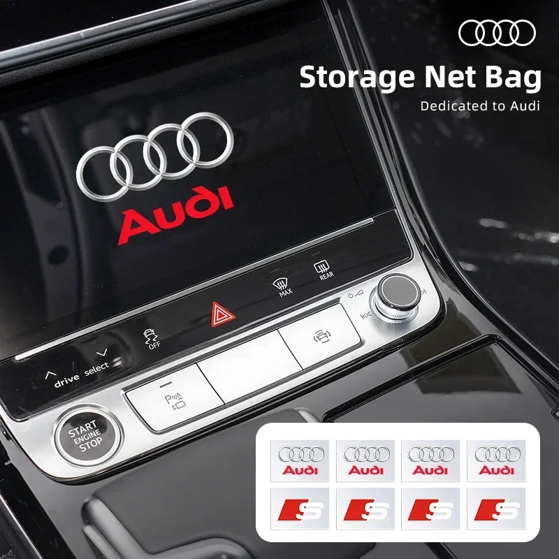 Наклейки для украшения интерьера автомобиля значки автостайлинг Audi sline A4 B7 B8 B9 A3 8P