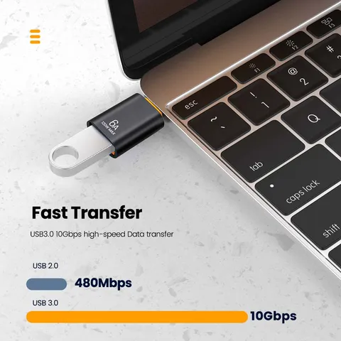 Адаптер Elough USB 3.0 к типу C OTG типа C «папа» на USB «мама» для ноутбука Xiaomi Samsung USBC Adaptador usb a tipo c