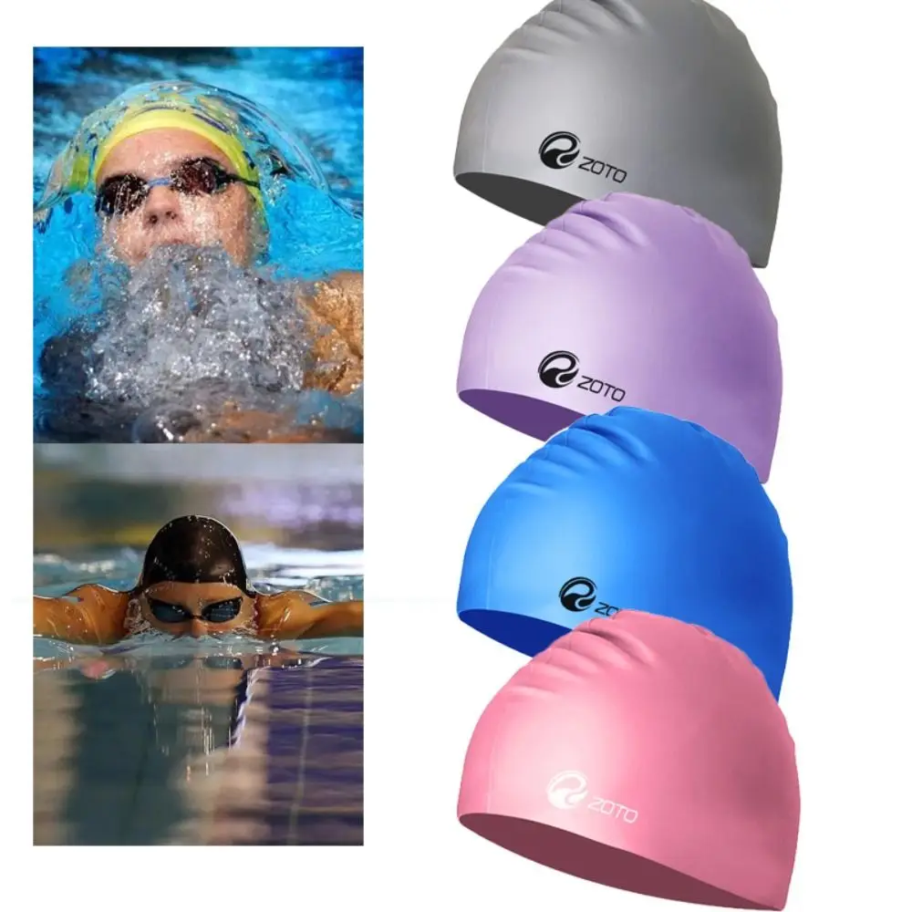 

Universal Extra Large for Long Hair Waterproof Swim Pool Cap Loose Head Swimming Hat Diving Hat