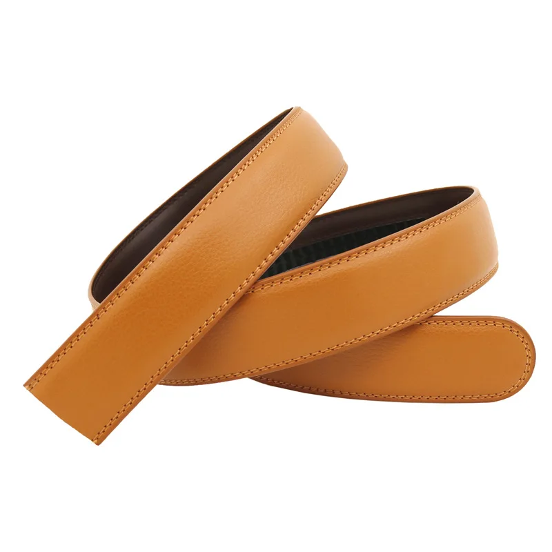 Ремень мужской из натуральной воловьей кожи с автоматической пряжкой 120/130 см |