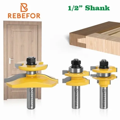 

REBEFOR Cane Cabinet Door Trim 3 Pieces Drill Bit Set