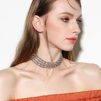 rhinestone collar women bundle neck element necklace party jewelry punk hip hop choker gift