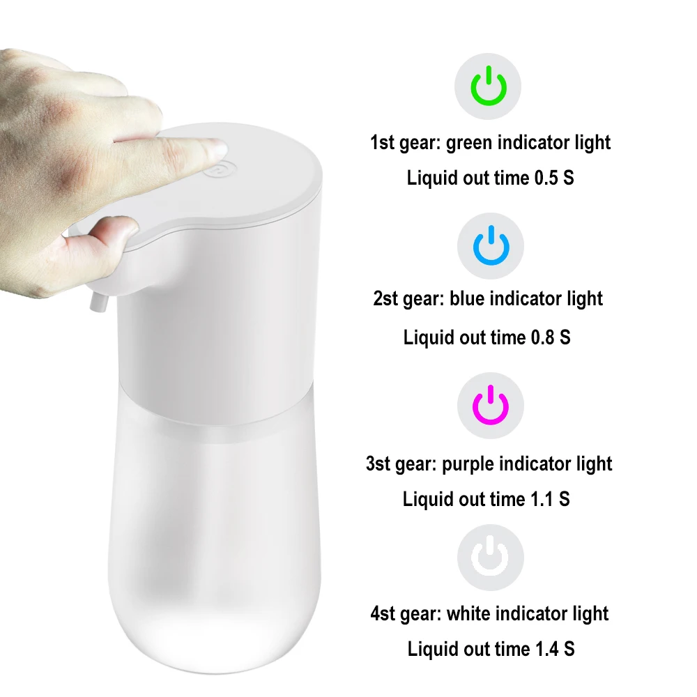 USB Charging Automatic Foam Soap Dispenser Touchless Sensor Washing Hand Machine Infrared Liquid Dispenser for Bathroom images - 6