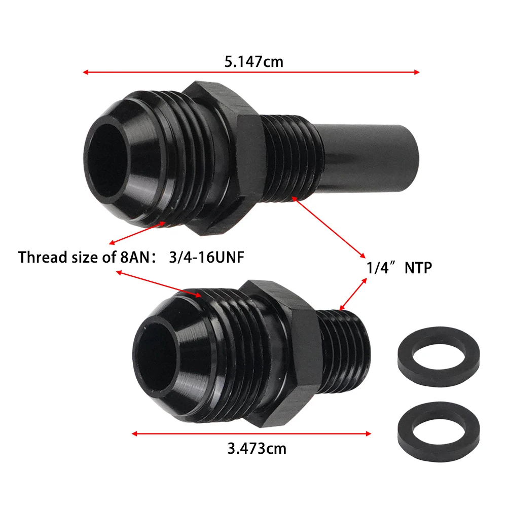 4L80E 6AN x 1/4NPS 8AN мужской рассеиватель на 1/4 NPS адаптер трансмиссии охладитель фитинги