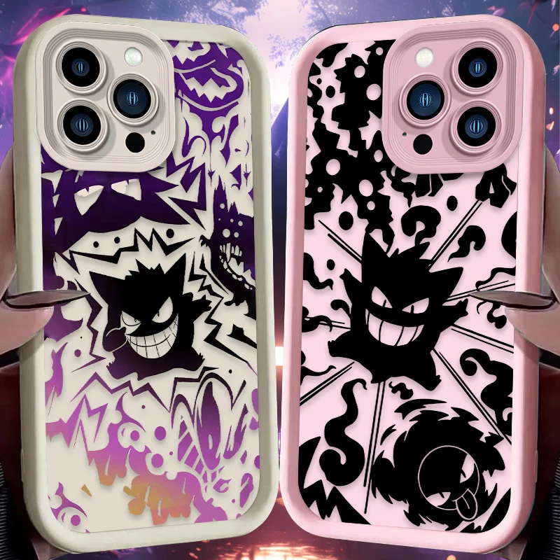 cartoon P-Pokemon Soft Case For iPhone 16 15 14 13 12 11 Pro Max X XS S XR SE 2020 7 8 Plus Silicone Protective Covers