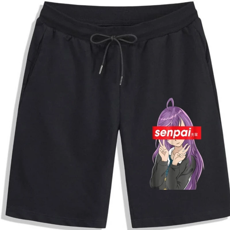 

2019 Men Shorts Fashion Japanese Anime Girl shorts for men Notice Me Senpai Shorts