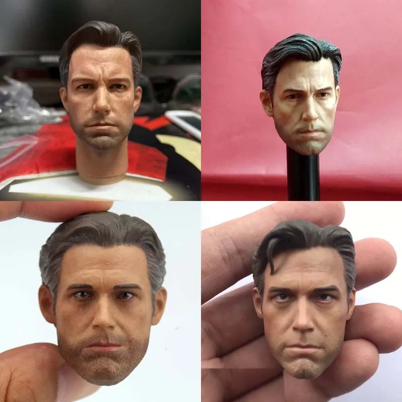 

1/6 Scale Ben Affleck Head Sculpt Male Soldier Head Played Model Fit for 12in Action Figures Doll Toys