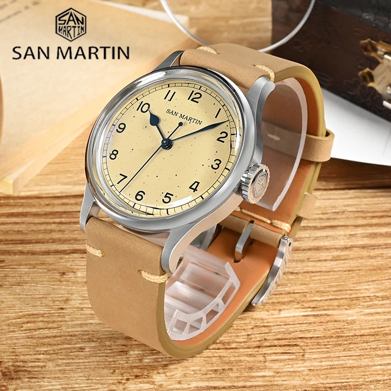 

Часы San Martin Мужские механические Автоматические, 38,5 мм, 10 бар
