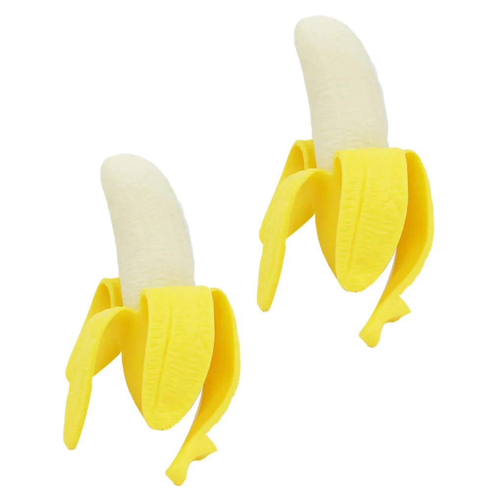 

2 шт., Детские сжимаемые игрушки-бананы