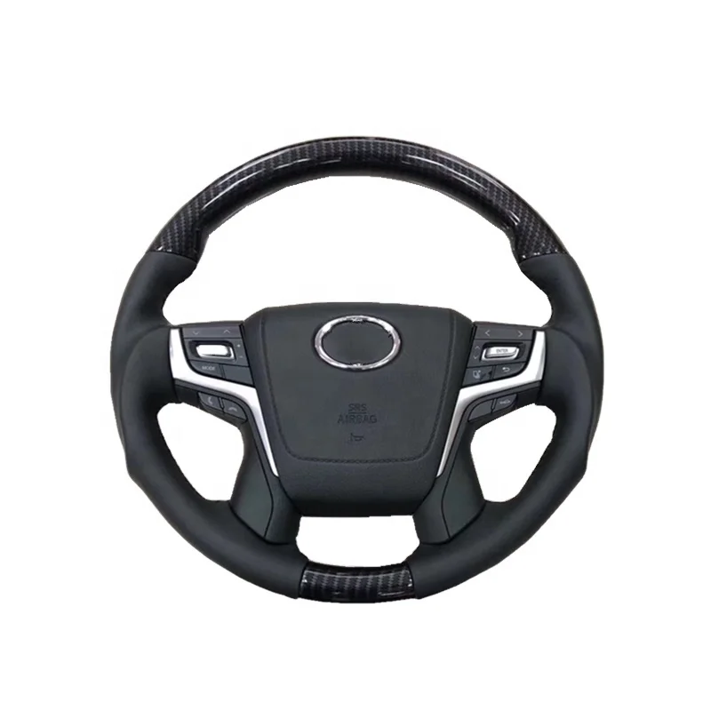 

Hot Selling Factory Price Carbon Fiber Car Steering Wheel for Land Cruiser FJ200 2020