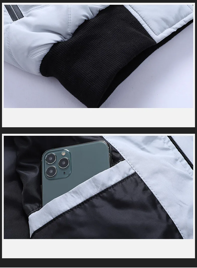 Men's Casual Cotton Jacket Autumn Winter new Men's Pilot Parkas warm thick Fashion Streetwear Solid Color Slim Coat Men's L-5XL