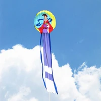 free shipping 12m traditional kites moon fairy maiden kite flying soft kite factory walk in sky inflatable kites factory koi