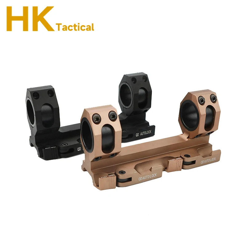

Hunting QD Auto Quick Release Rifle Scope Mount Rings 30mm/25.4mm Cantilever for 20mm Picatinny Weaver Rail Optics Tactical Ring