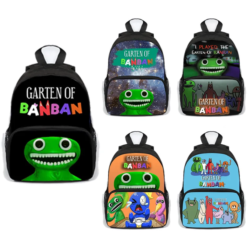 

Garten of Banban Backpack Colorful Boys Girls School Bags Capacity Students Boys Girls Anime Rainbow Friends Waterproof Backpack