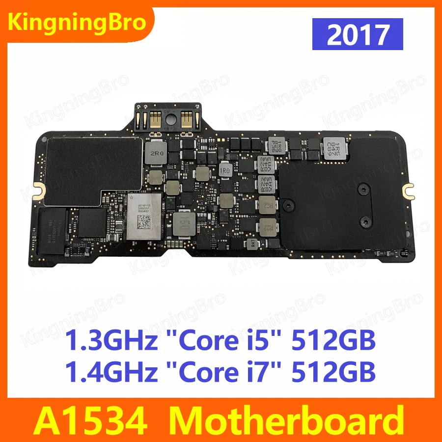 

Оригинальная логическая плата A1534 M3 i5 i7 256 ГБ 512 ГБ 820-00687-A для Macbook Retina 12 "материнская плата A1534 2017 года