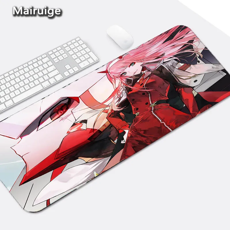 

Mairuige Hot Selling Large Size Anime Darling In The Franxx 02 MousePad Game Gaming Pad Mat DIY Padmouse Lock Edge Table Mat