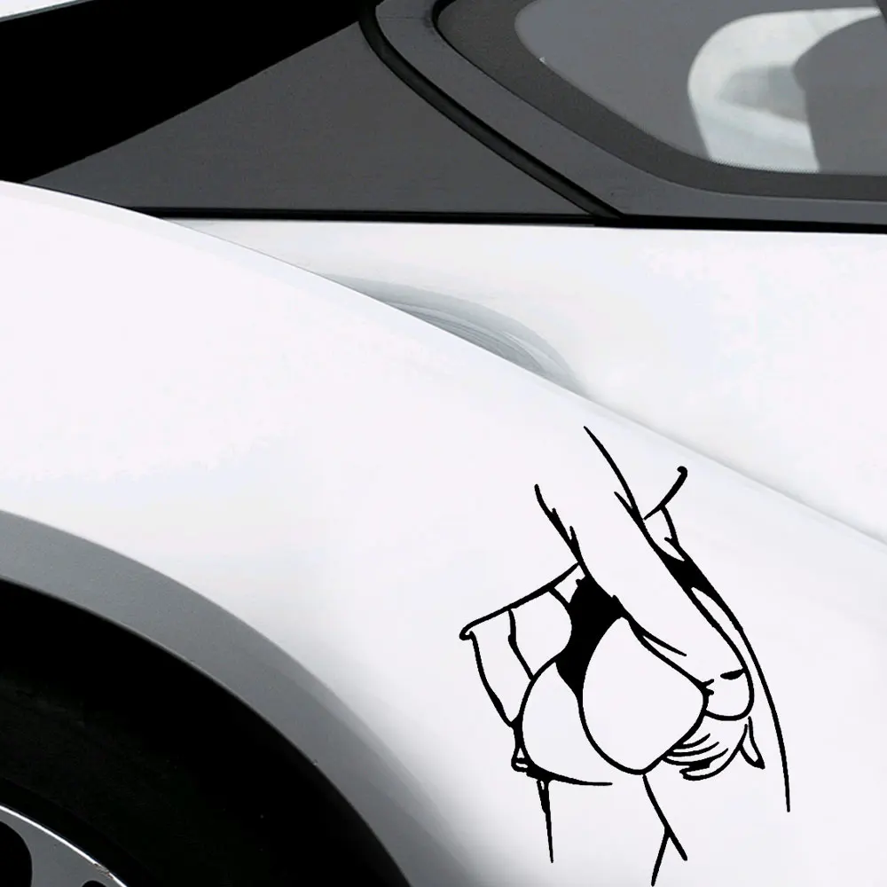 

Beauty Girl Sexy Body Car Sticker Decoration Auto Body Window Vinyl Decal Reflective Stickers Waterfoof Film Decor Accessories