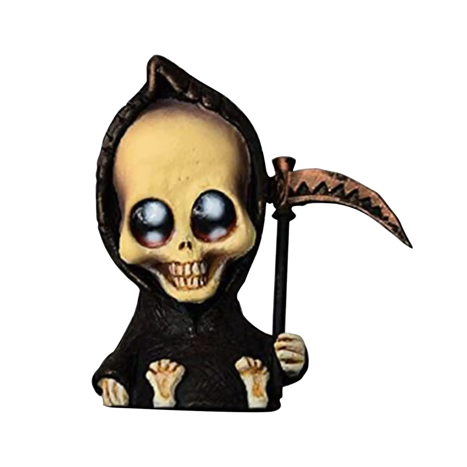 

Grim Reaper Ornament Gothic Death Statues Resin Art Decoration