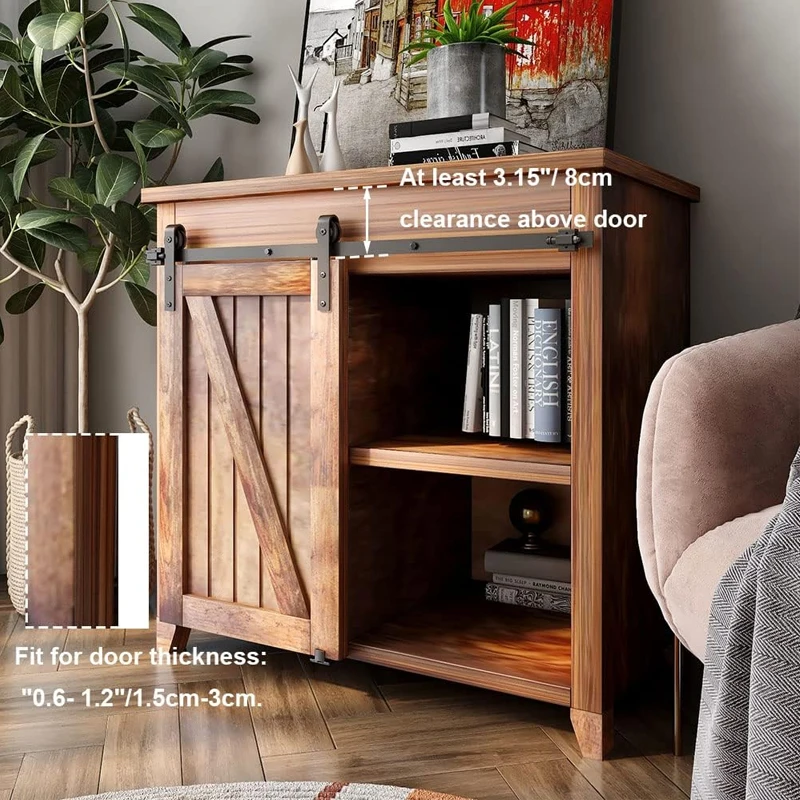 CCJH 3-6 5 футов мини-набор оборудования для раздвижных дверей однодверной ТВ-стойки