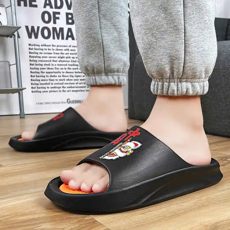 

Portable Anime Slippers Designer Luxury 2023 Brand Flip Flops For Men Chunky Soles Medical Shoes Menino Sliders Air Tennis Buy