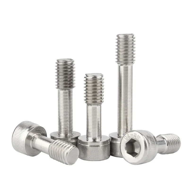 M2M2.5M3M4M5M6M8 Винты с шестигранной головкой из нержавеющей стали 304 A2, болты с полурезьбой с цилиндрической головкой и защитой от ослабления