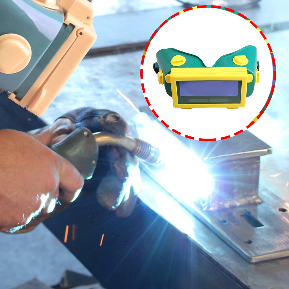 

Automatic Dimming Anti-glare Glasses Flip Cover Welding Glasses Mask Helmet Auto Darkening Welding Masks EyeGlasses Accessories