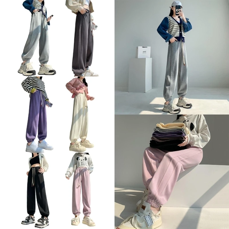 

Мешковатые спортивные штаны женские с карманами, повседневные брюки для бега, осенняя одежда