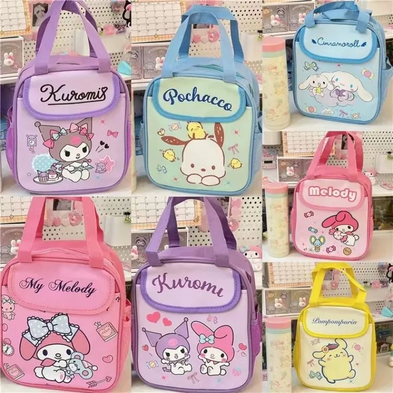 Новинка kawaii Sanrio Kuromi Ланч-бокс аниме мультфильм My Melody Cinnmoroll для путешествий