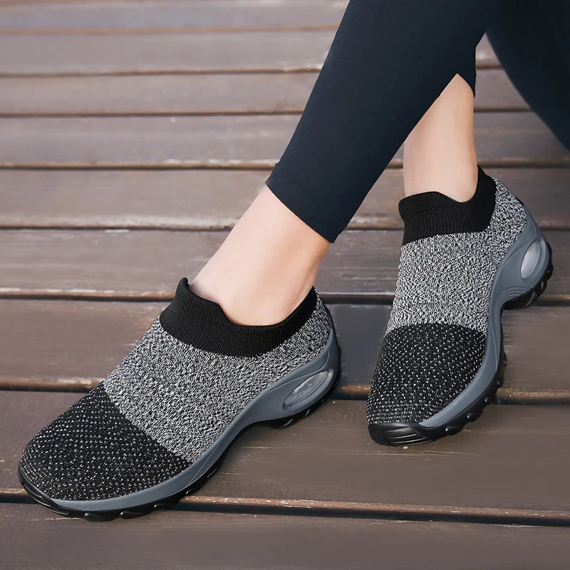 Women Breathable Casual Shoes Outdoor Light Weight Sports Walking Sneakers Tenis Feminino Footwear 10 Colors