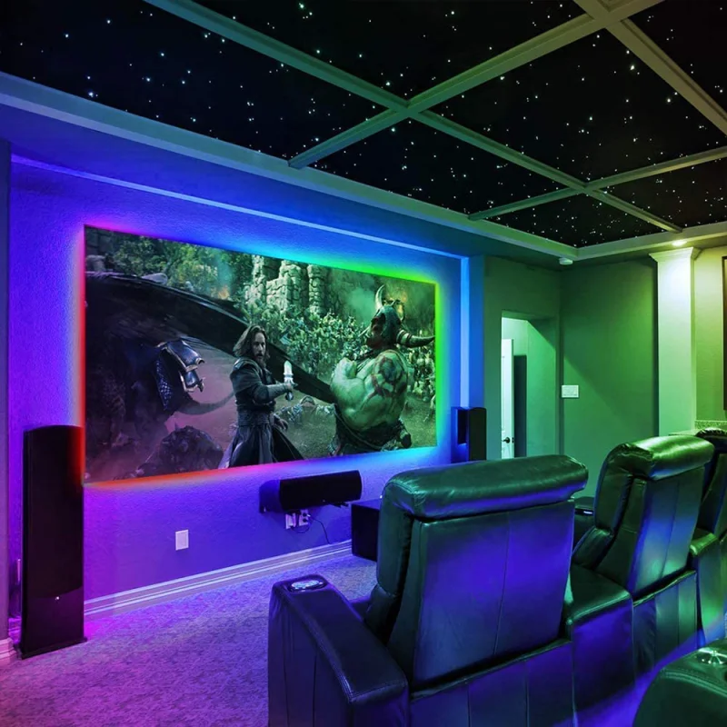 

Светодиодная лента, гибкая лента Rgb, лента 5 м, 10 м, 15 м, 20 м, лампа-лента для подсветки телевизора, Rgb 2835, декоративсветильник освещение для вече...