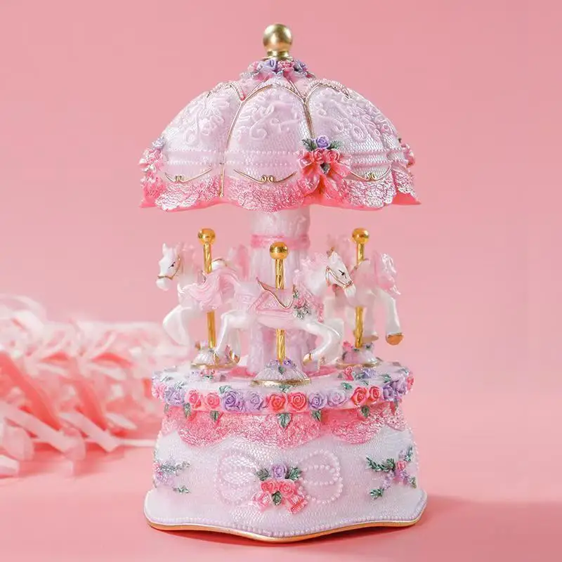 

Музыкальная шкатулка с каруселью