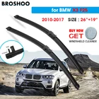 Автомобильная щетка стеклоочистителя для BMW X3 F25 26 дюймов + 19 дюймов 2010-2017, автомобильное лобовое стекло, стеклоочистители, щетки для мытья окон, подходят для боковых пальцев