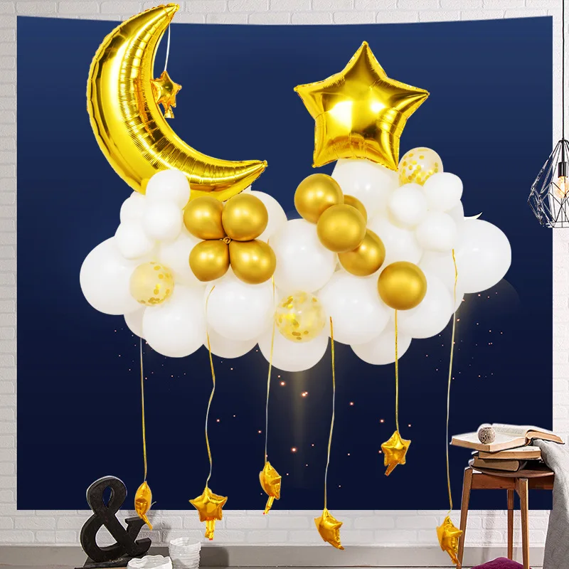 

Moon Star Balloon Set for Muslim EID Mubarak Festival Home DIY Decoration Ramadan Kareem Kids Birthday Party Ballon Globos