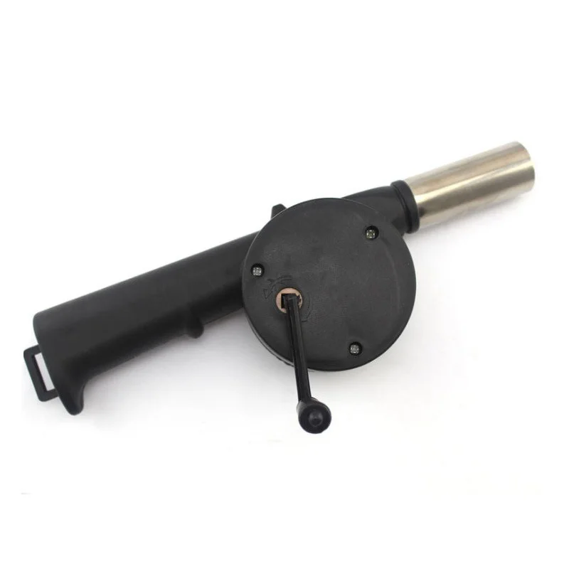 

1pcs Stainless Steel Barbecue Air Outdoor BBQ Portable Manual Blower Picnic Combustion Hand Dryer Camping Accessories