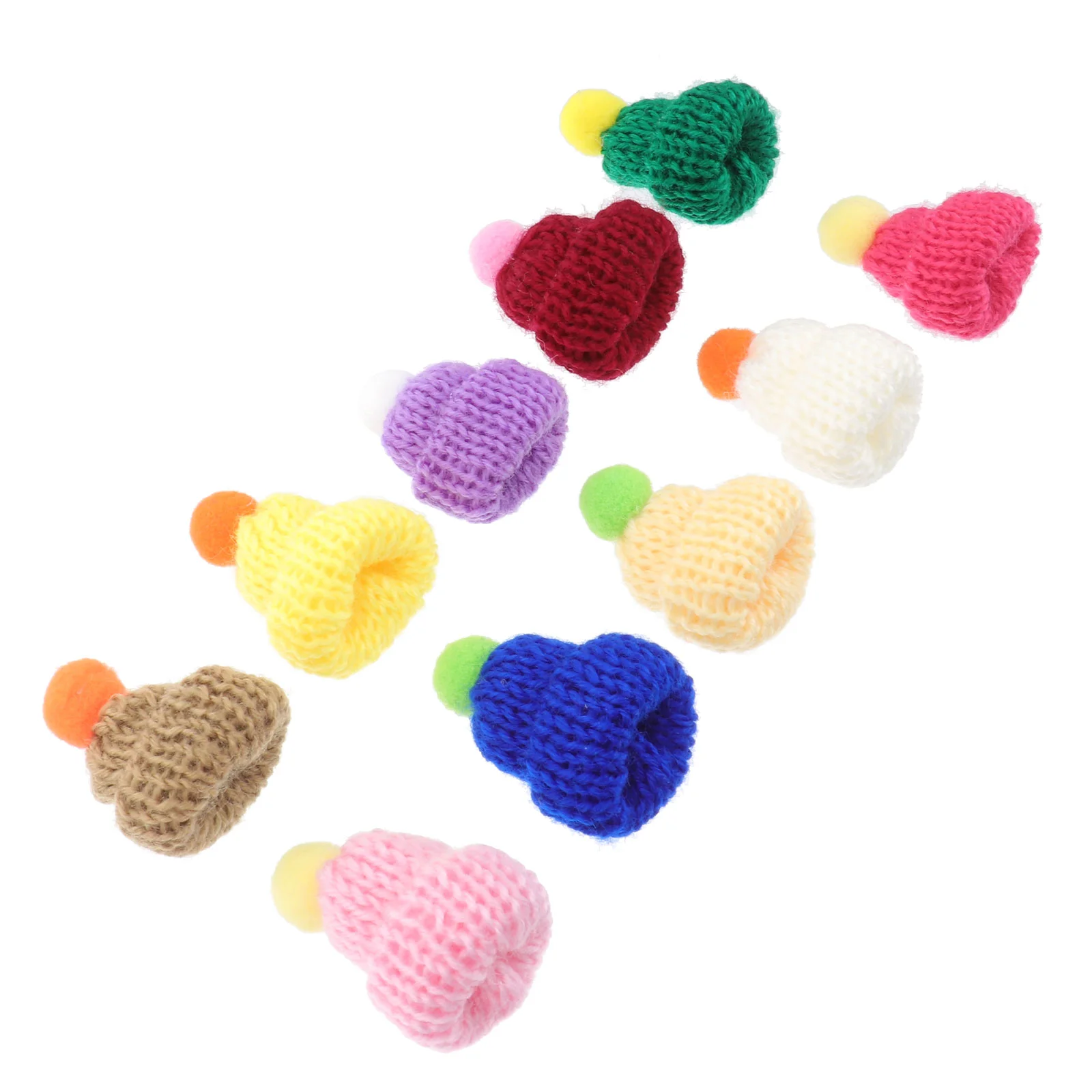 

Hat Diy Hatschristmas Mini Accessory Santa Making Tiny Gadget Bottle Craft Miniature Formaterialdecorholder Knitted Holiday