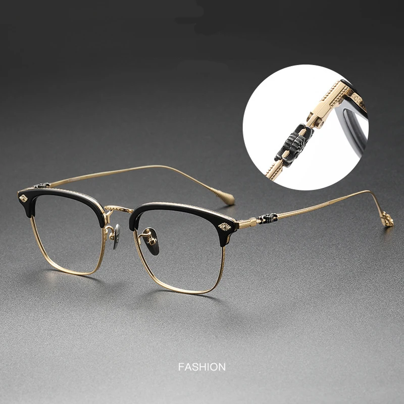 Хромированные очки Eyedoor из титана