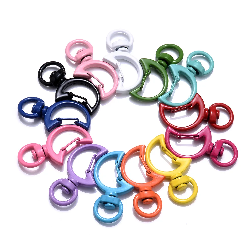 

2-10pcs/lot Moon Key Chain Lobster Clasp Keychain Clasp Ring Jewelry Connection Buckle DIY Making Jewelry Accessories Finding