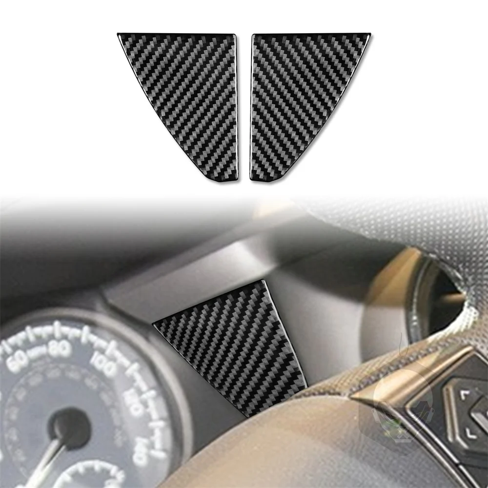 

2pcs Suitable For Carbon Fiber Decorative Stickers On Both Sides Of Toyota Takuma 15-22 Instrument Panel Display Screen