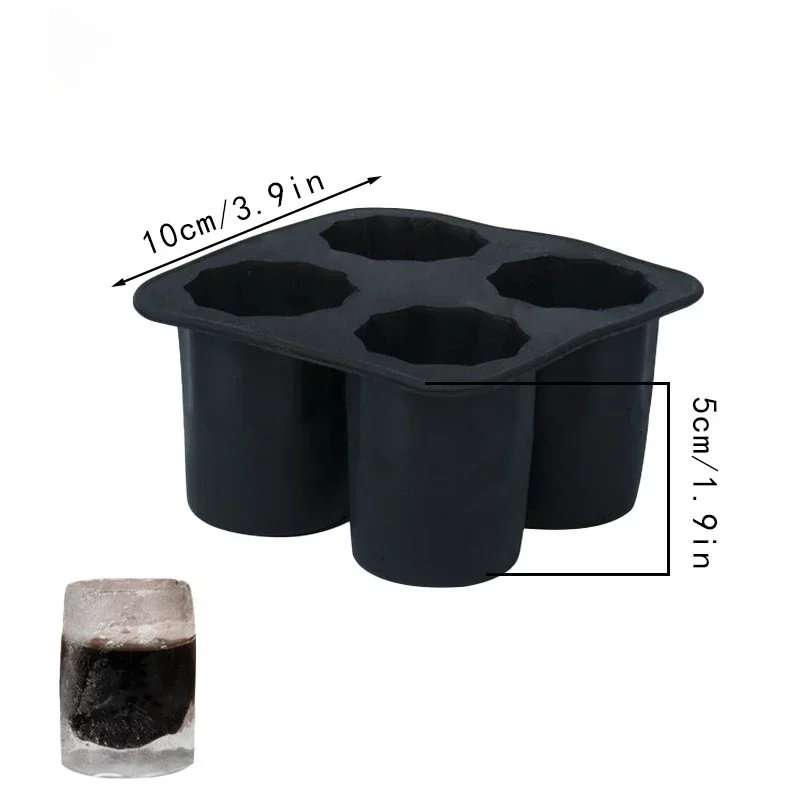 

Форма для льда MOONBIFFY черная силиконовая