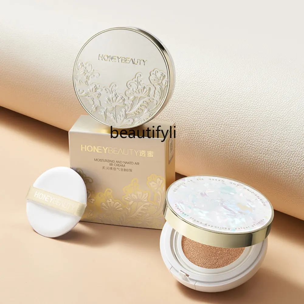 

Cushion BB Cream Women's Concealer Moisturizing Long Lasting Smear-Proof Makeup Foundation CC