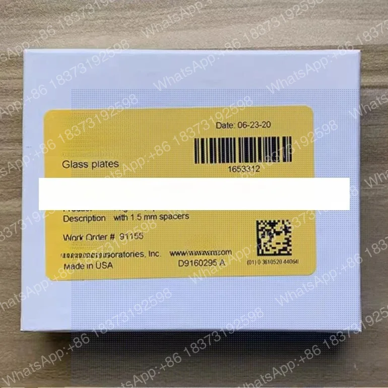 Фото Стеклянная пластина Bio-Rad 1653311, стеклянная пластина 1653308, изготовленная из резиновой пластины толщиной 1,0 мм. №4