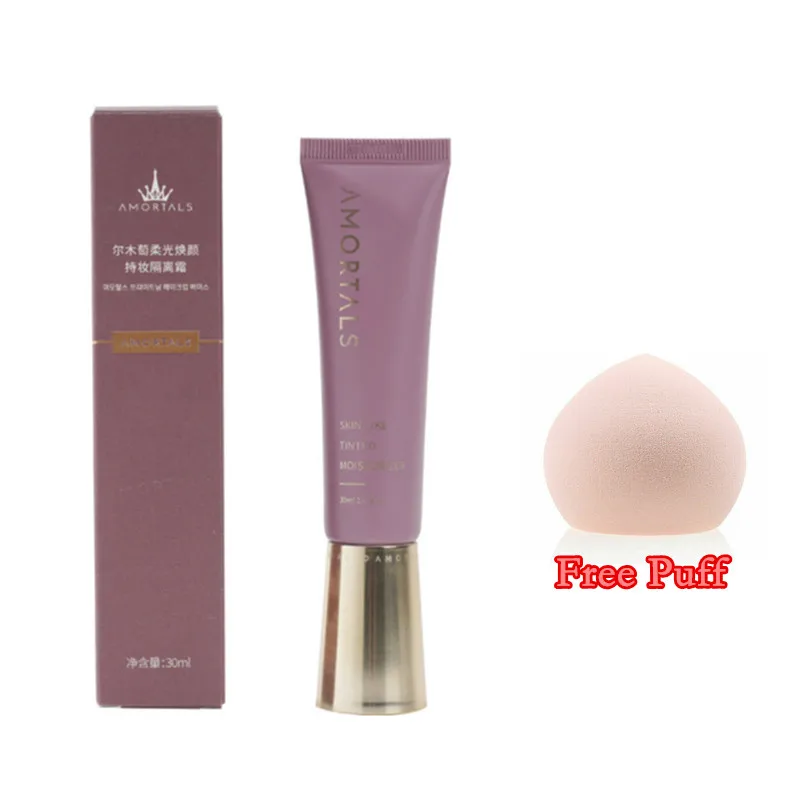

AMORTALS Primer Cream Foundation Isolation Concealer Cream Soft Moisturizing Oil Control Base Makeup Pores Invisible Smooth Skin