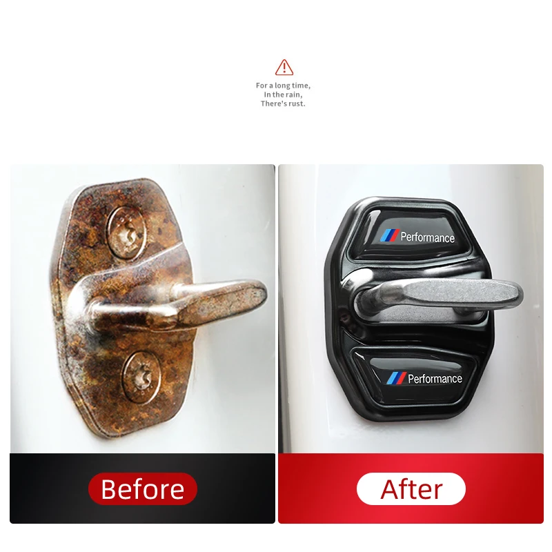 4 шт./компл. защитный чехол для автомобильного дверного замка BMW 1 2 3 5 серии X1X2X5 E70 E71